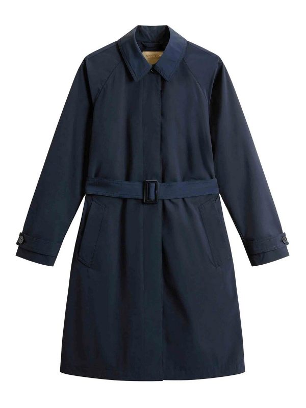 Woolrich Trench-Coat - Bleu