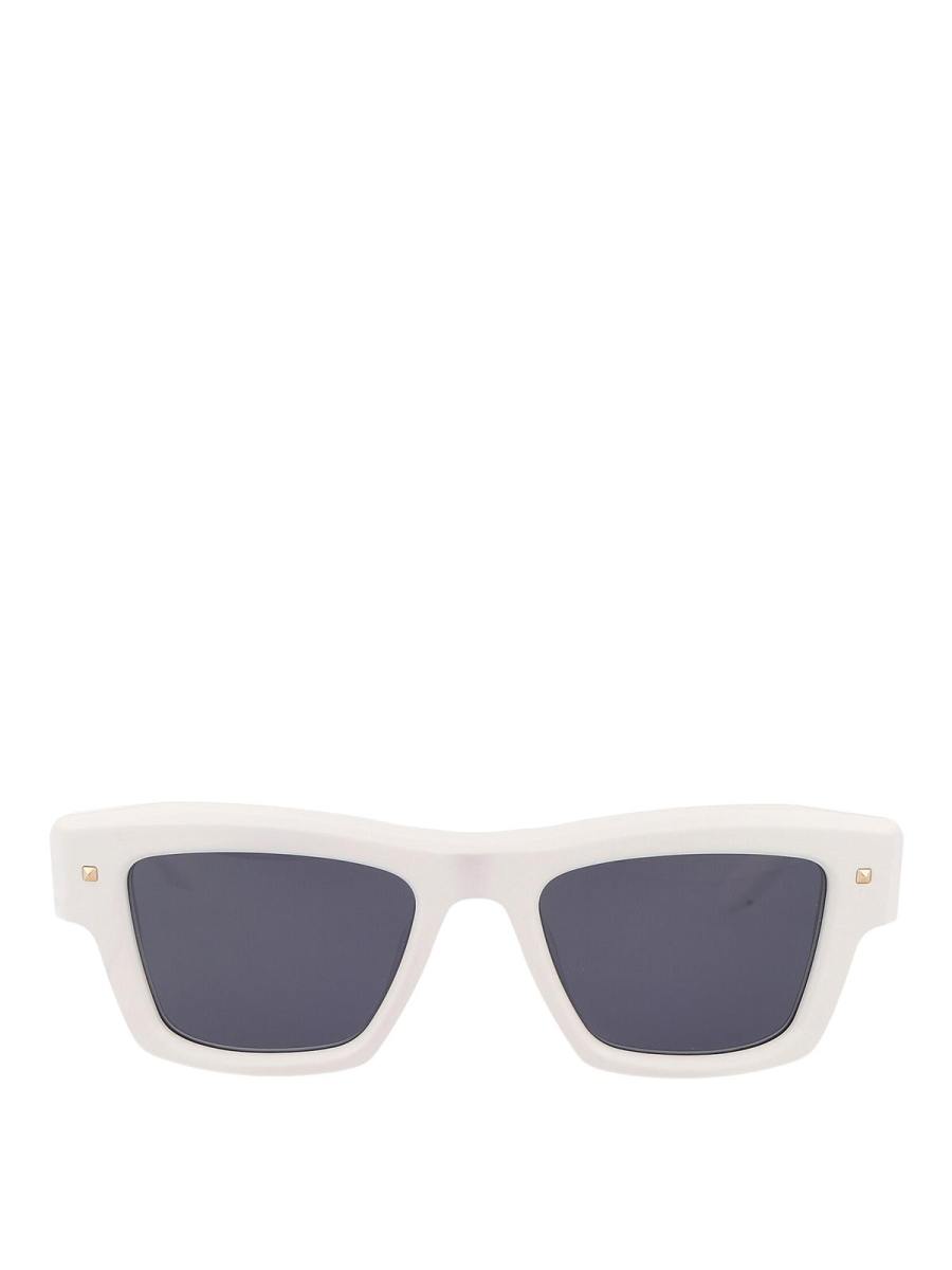 Valentino Garavani Lunettes De Soleil - Blanc