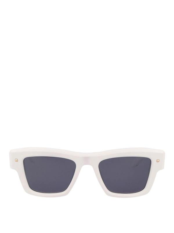 Valentino Garavani Lunettes De Soleil - Blanc