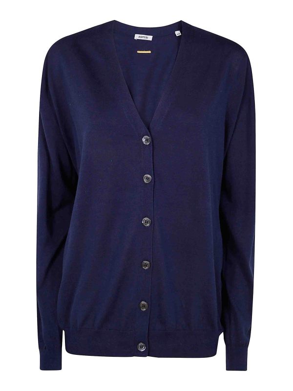 Aspesi Cardigan - Bleu