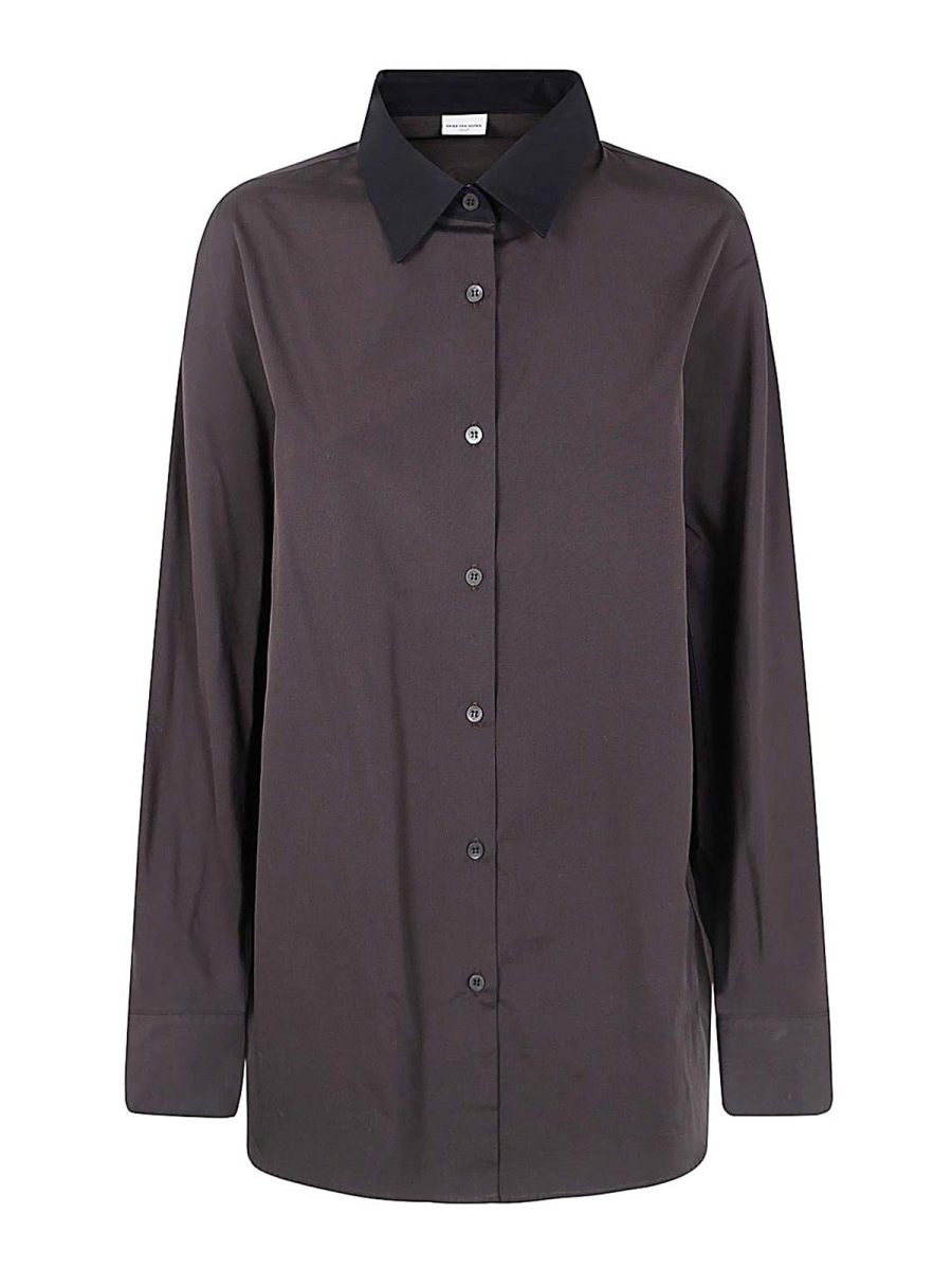Dries Van Noten Chemise - Marron