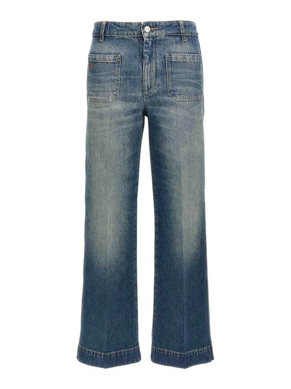 Victoria Beckham Jean Bootcut - Bleu