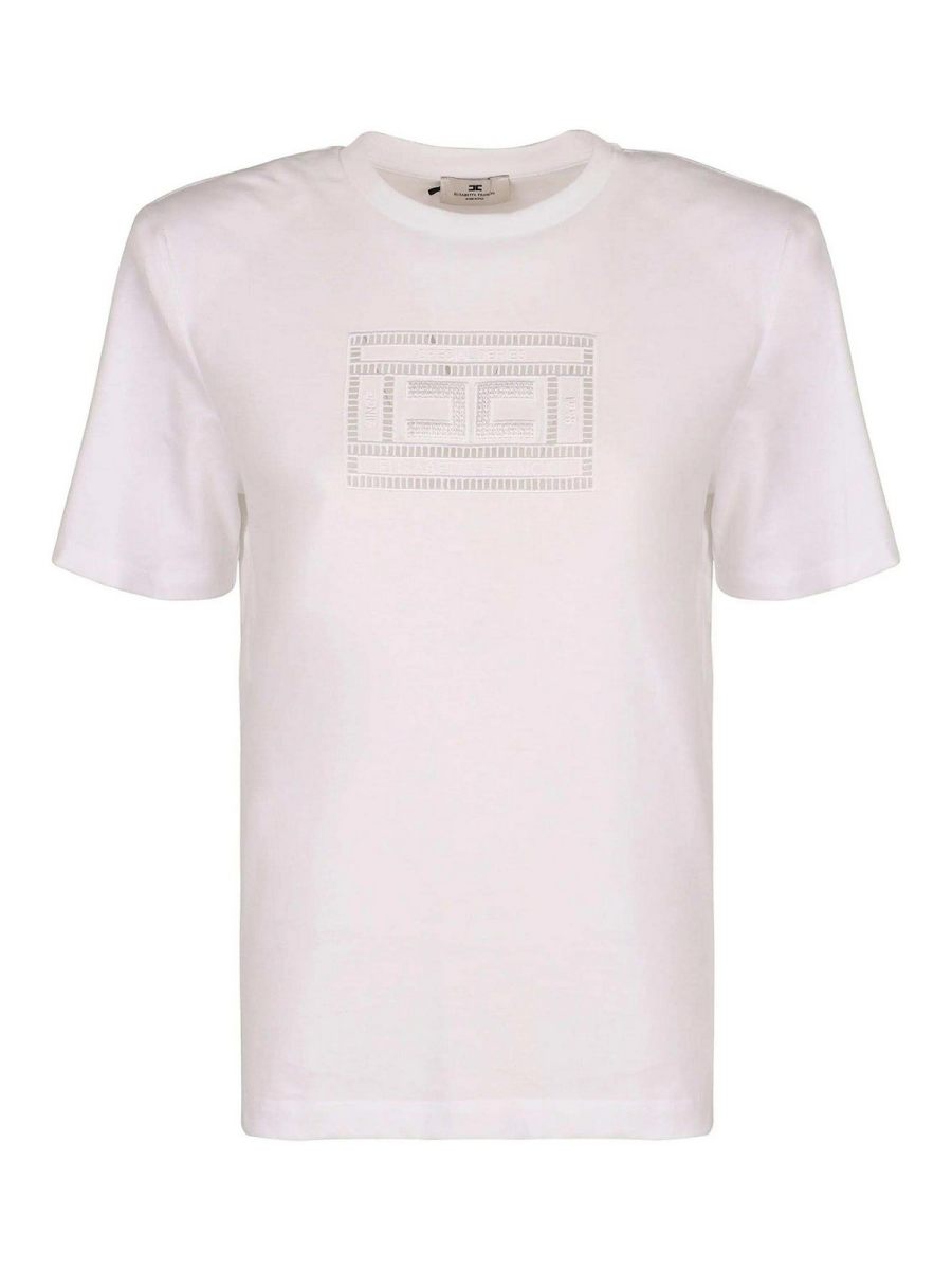 Elisabetta Franchi T-Shirt - Blanc