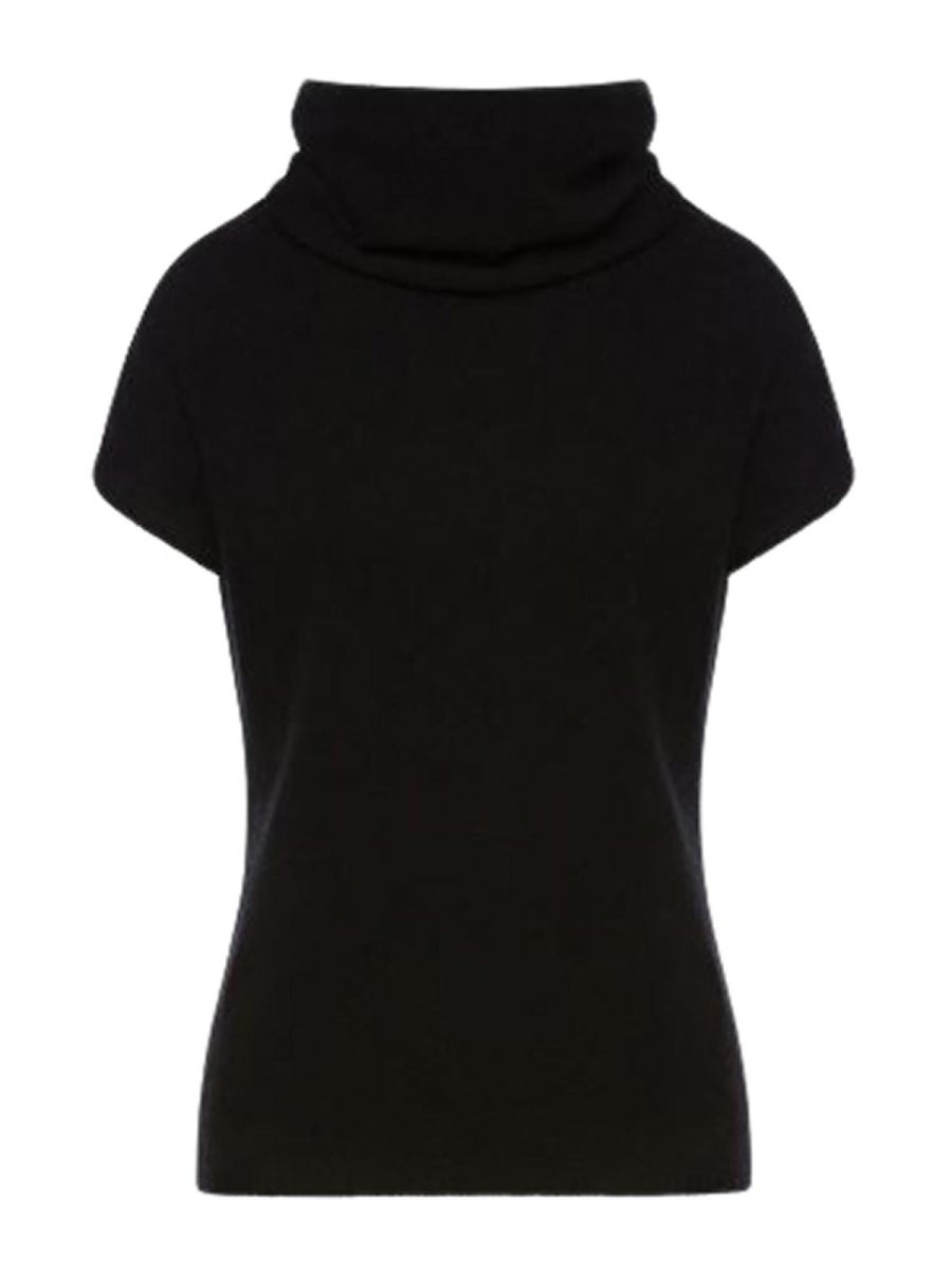 Alberta Ferretti Pull Col Rond - Noir