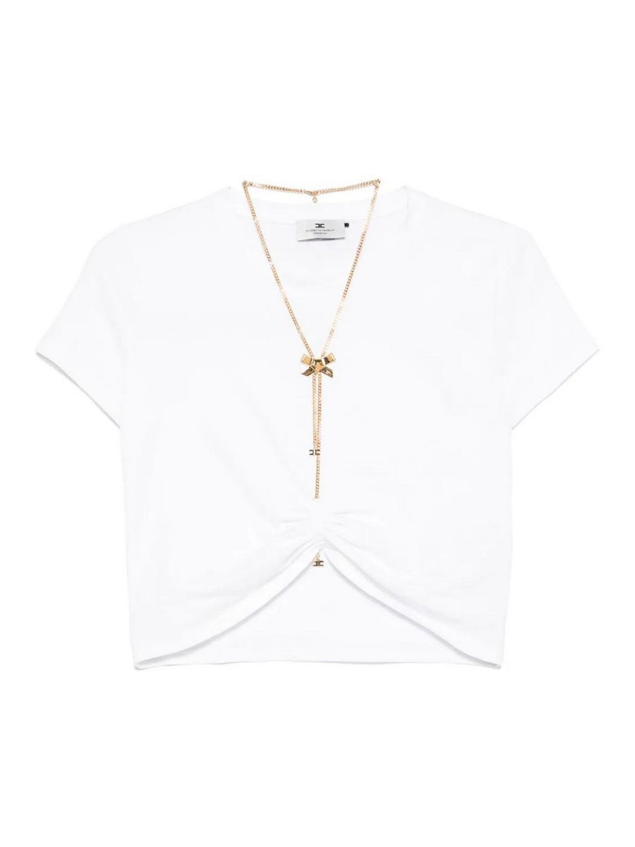 Elisabetta Franchi T-Shirt - Blanc