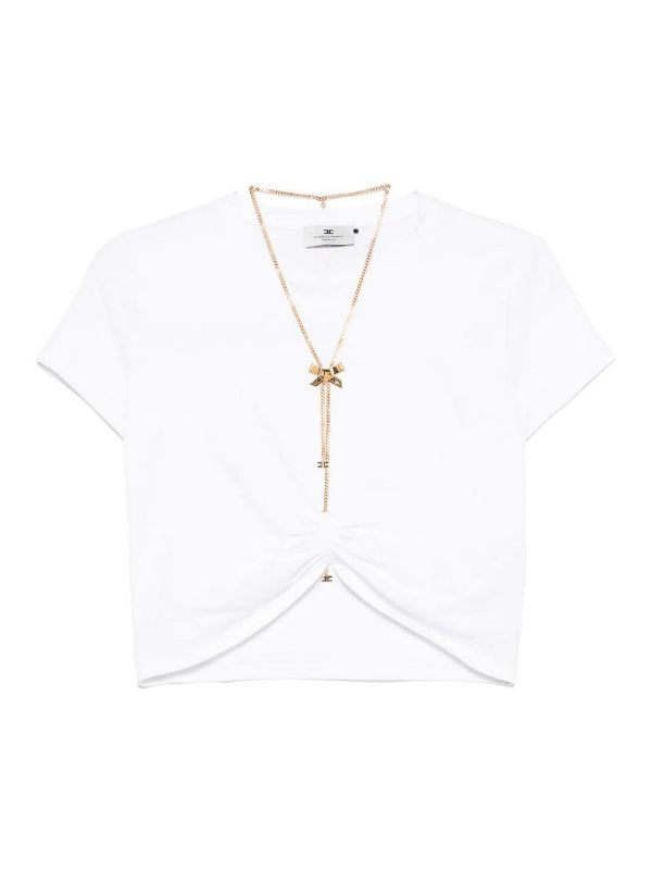 Elisabetta Franchi T-Shirt - Blanc
