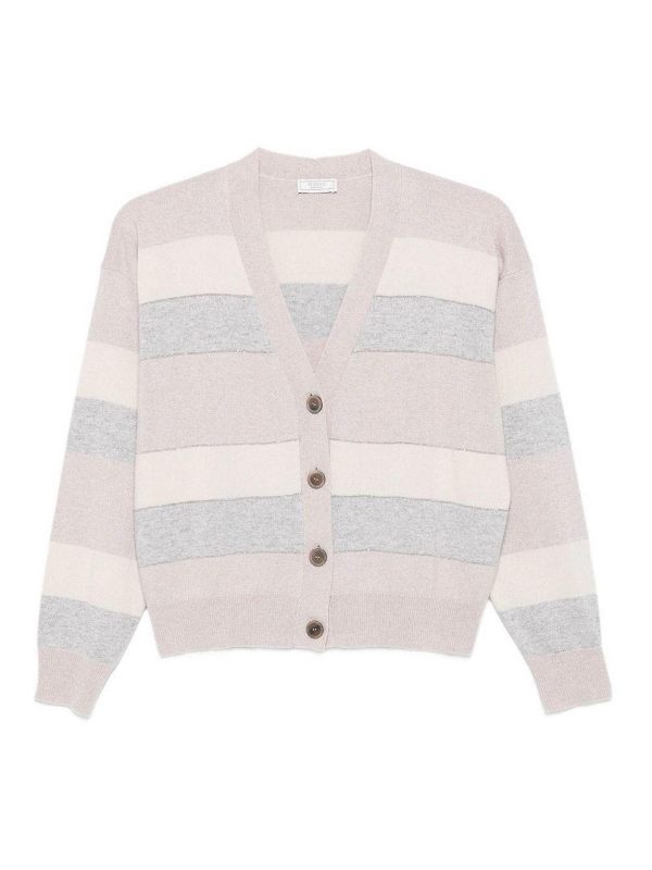 Peserico Pull Col Rond - Beige