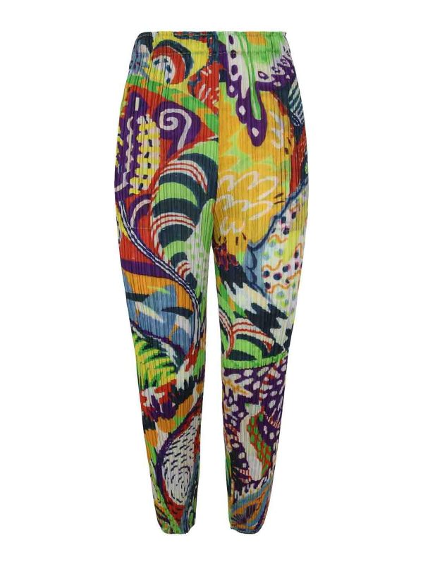 Pleats Please Issey Miyake Pantalons Décontractés - Snowrunner
