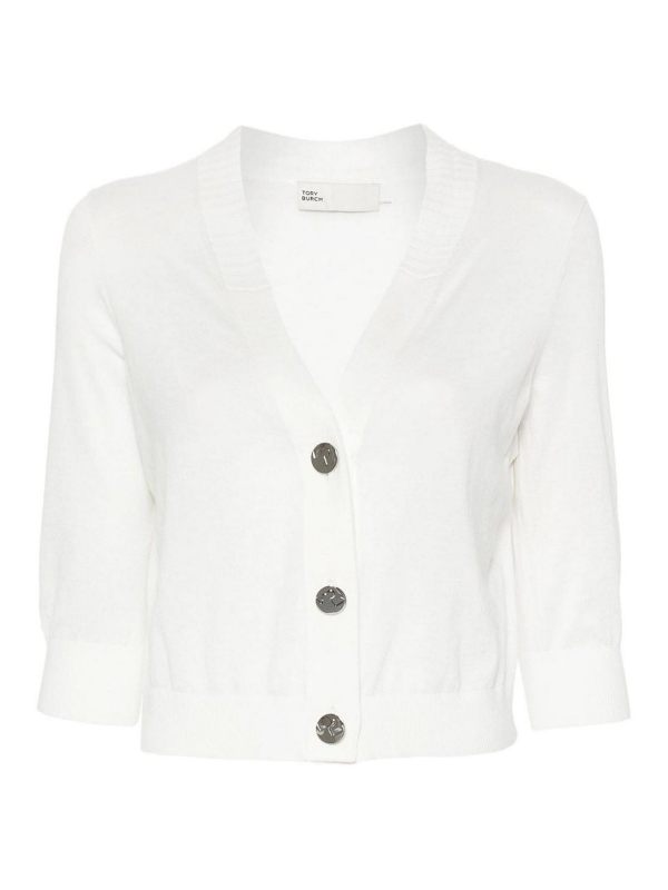 Tory Burch Cardigan - Blanc