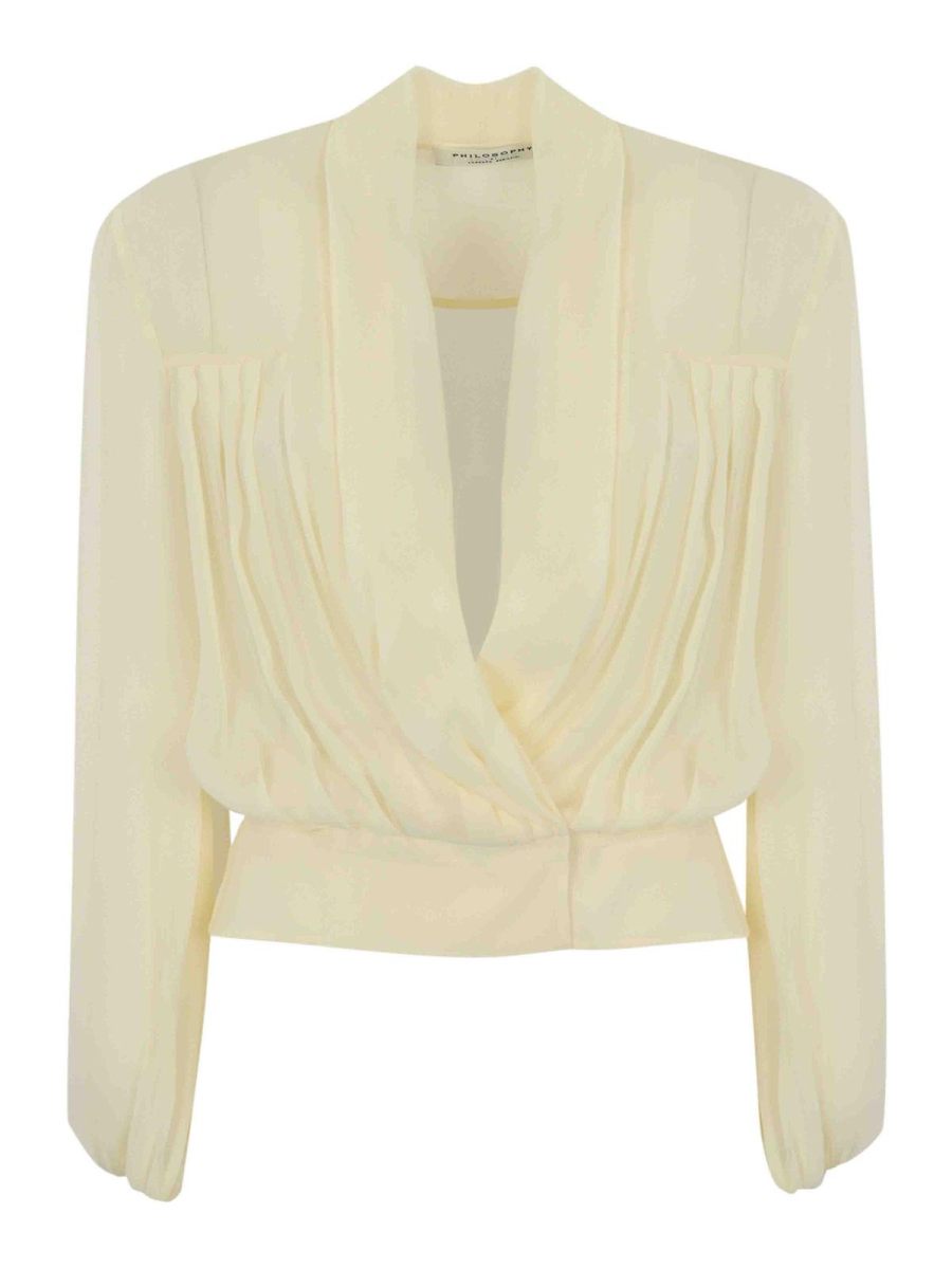 Philosophy di Lorenzo Serafini Chemise - Blanc