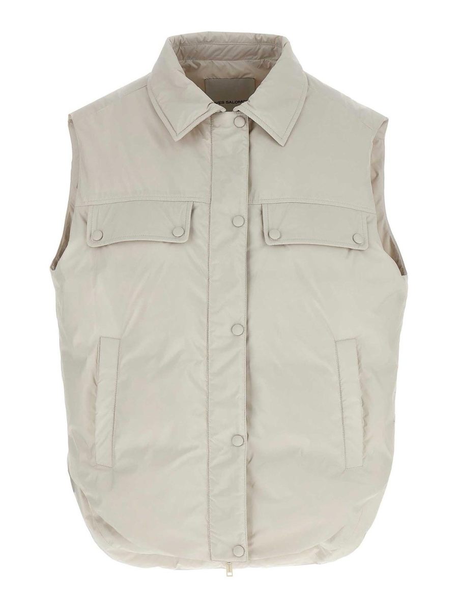 Yves Salomon Gilet - Beige