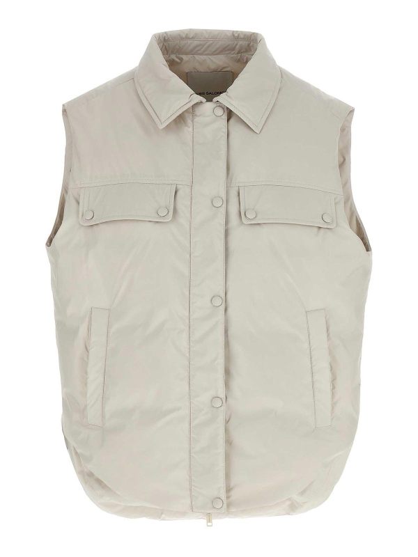 Yves Salomon Gilet - Beige