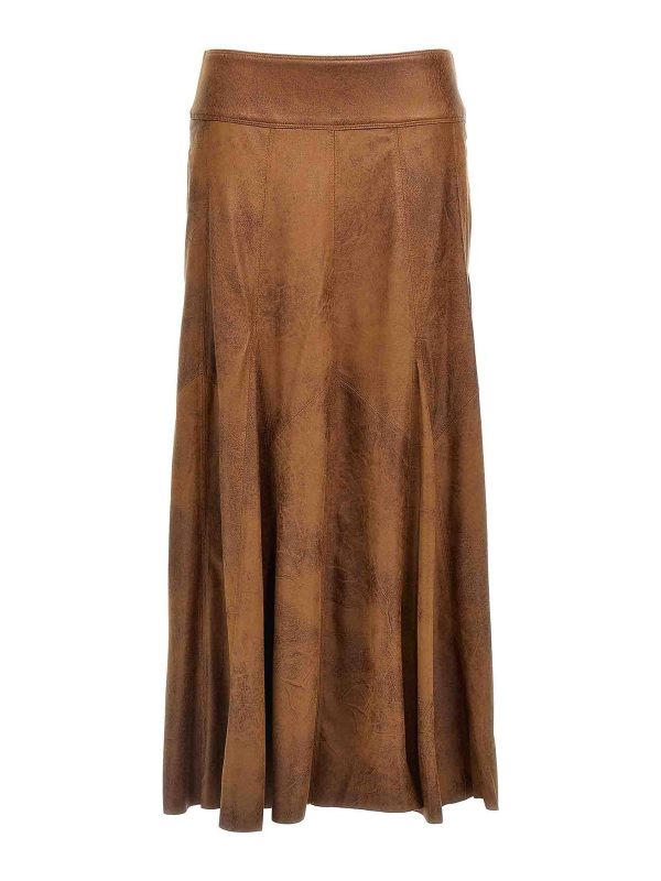 Isabel Marant Jupe Midi - Marron
