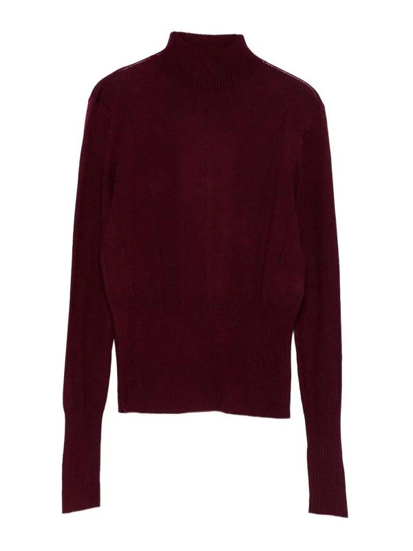 Patrizia Pepe Pull Col Rond - Violet