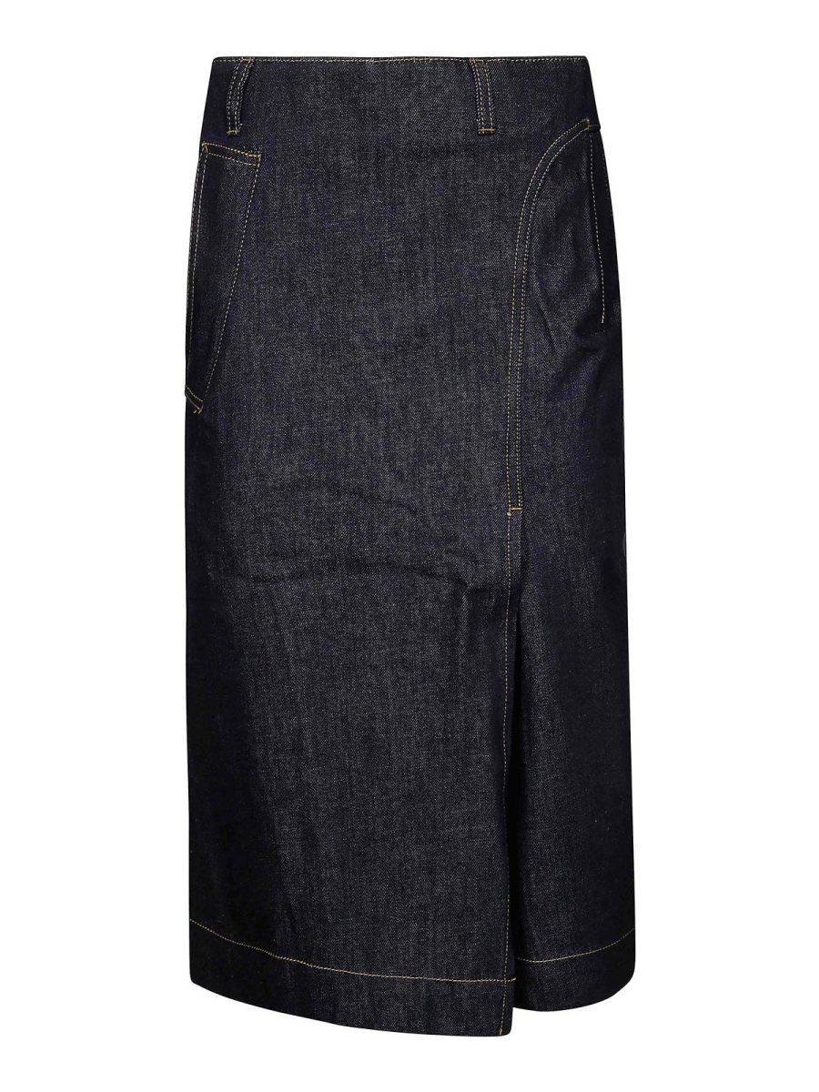 Victoria Beckham Jupe Midi - Délavé