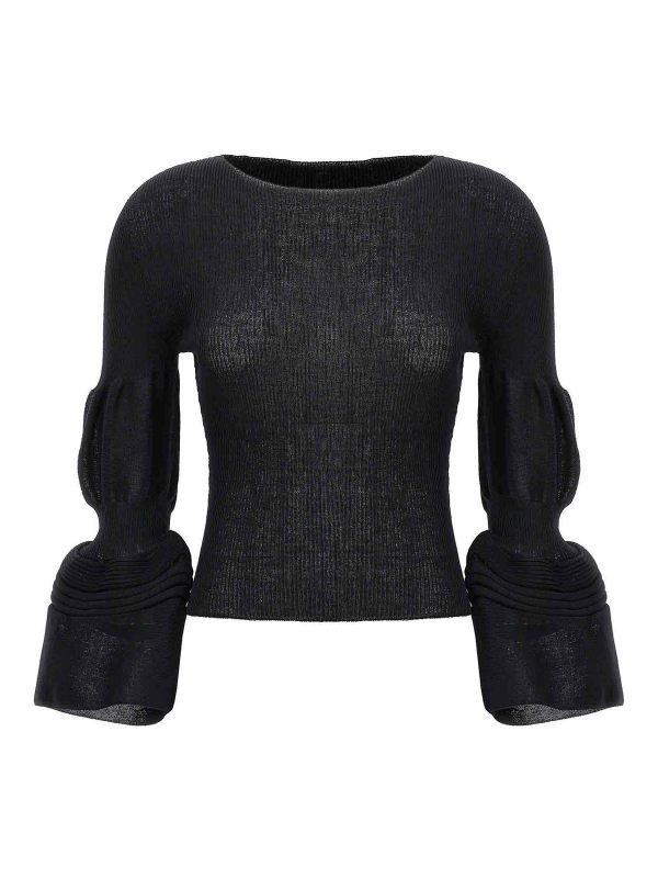 Pleats Please Issey Miyake Top - Noir