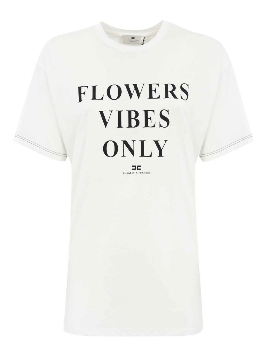 Elisabetta Franchi T-Shirt - Blanc