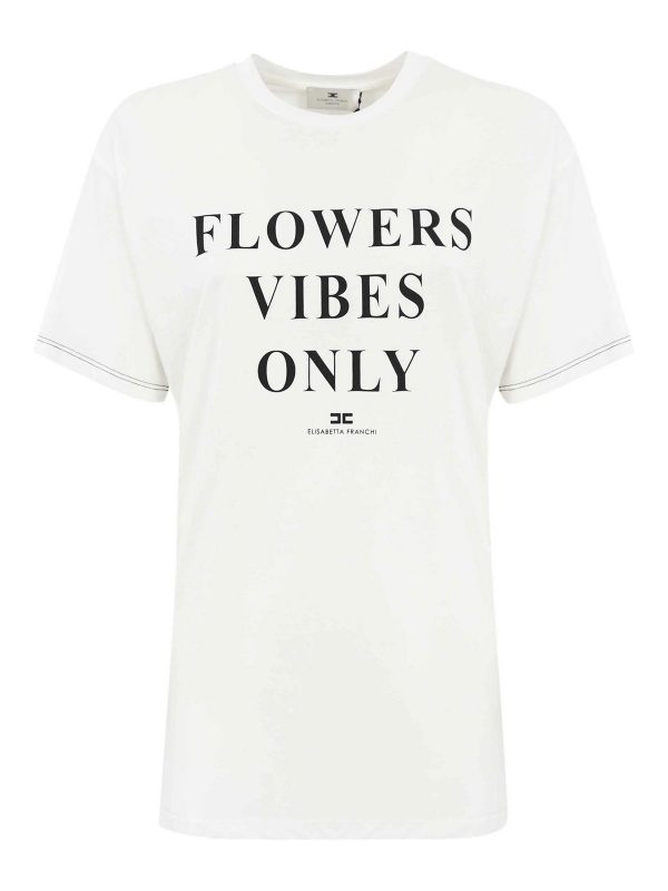 Elisabetta Franchi T-Shirt - Blanc