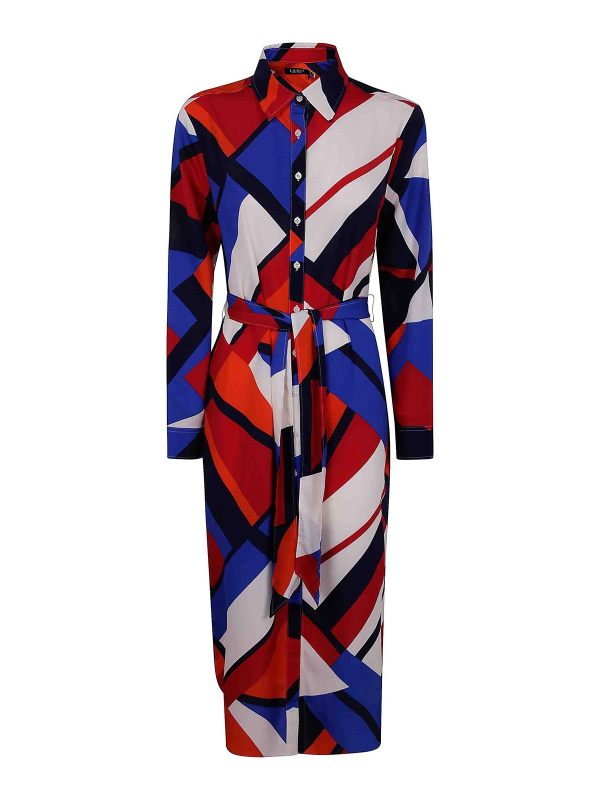 Lauren Ralph Lauren Maxi Robe - Bleu