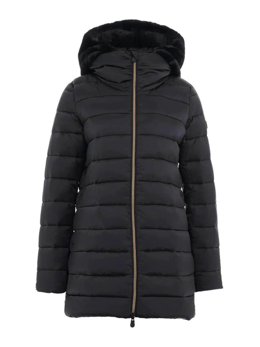 Save the Duck Manteau Court - Noir