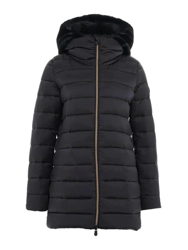 Save the Duck Manteau Court - Noir