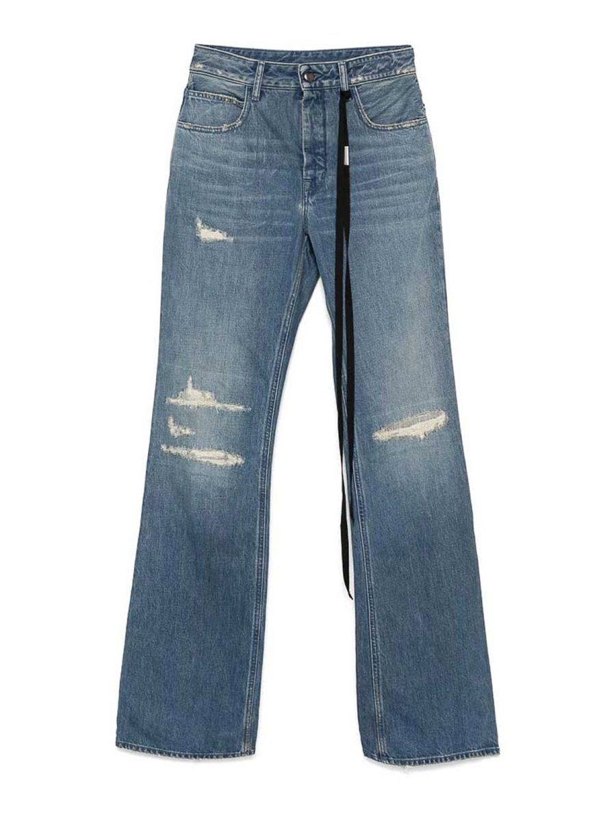 Ann Demeulemeester Jean Bootcut - Bleu