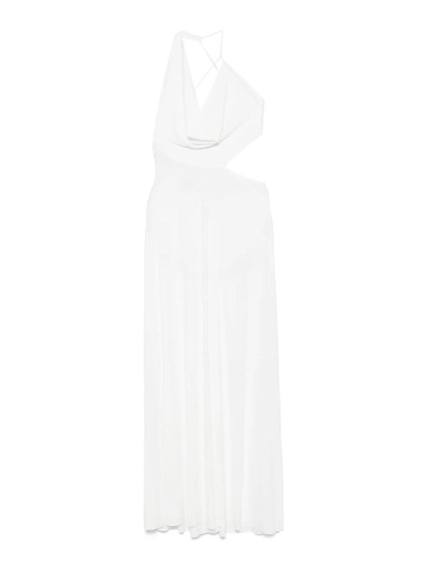 Amazuìn Robe Au Genou - Blanc