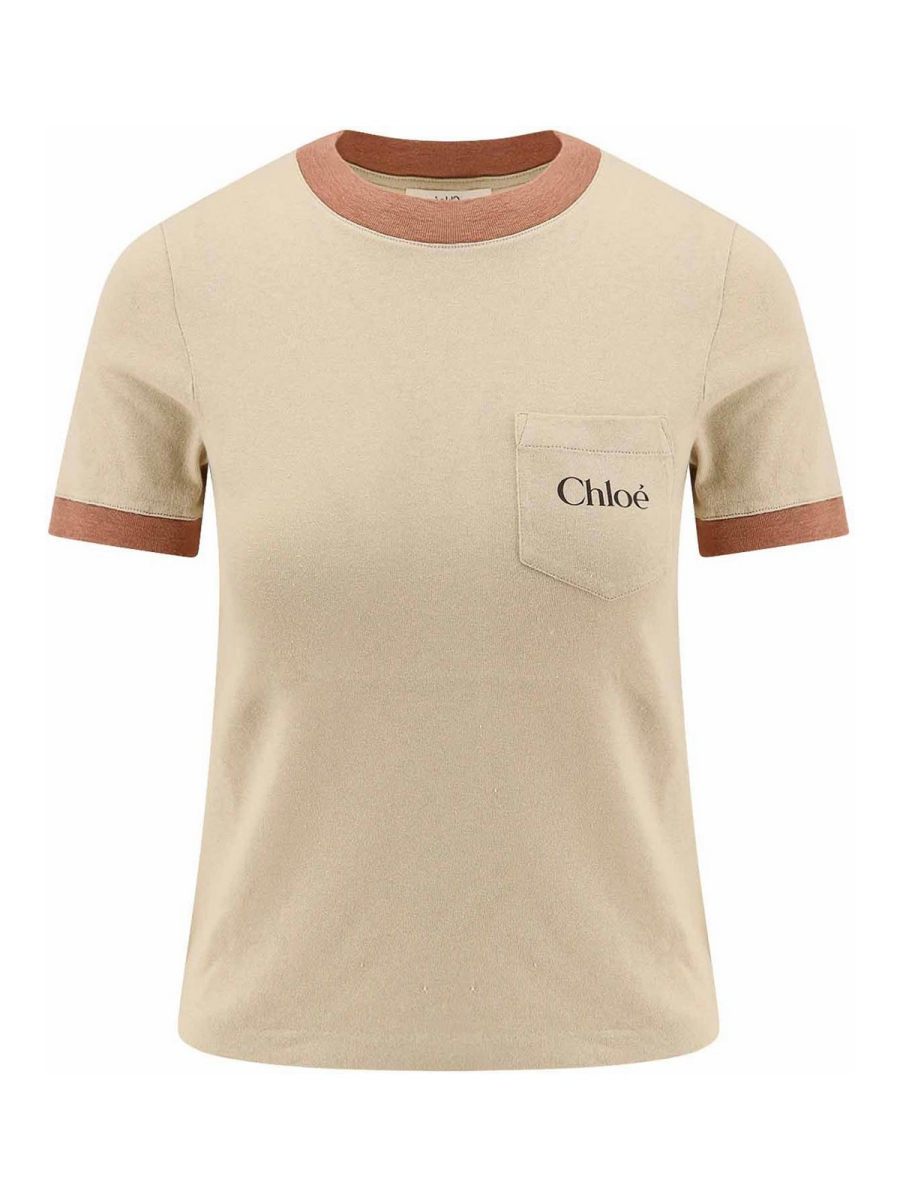 Chloe' T-Shirt - Beige