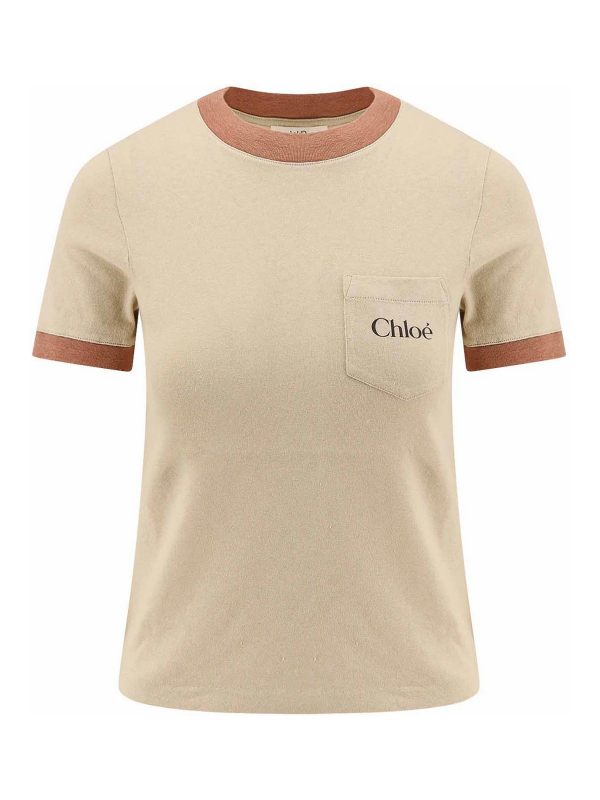 Chloe' T-Shirt - Beige
