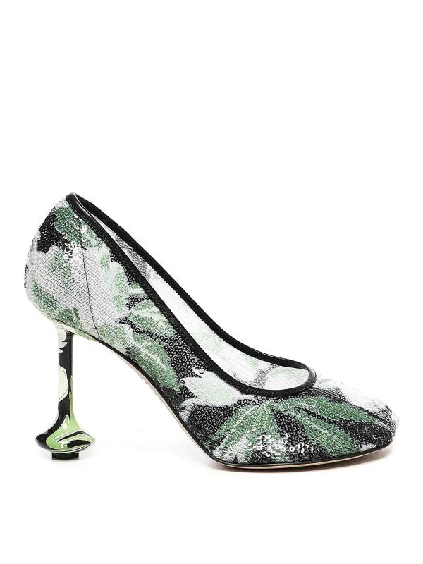 Loewe Chaussures À Talon - Vert