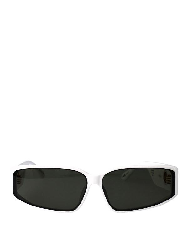 Linda Farrow Lunettes De Soleil - Blanc