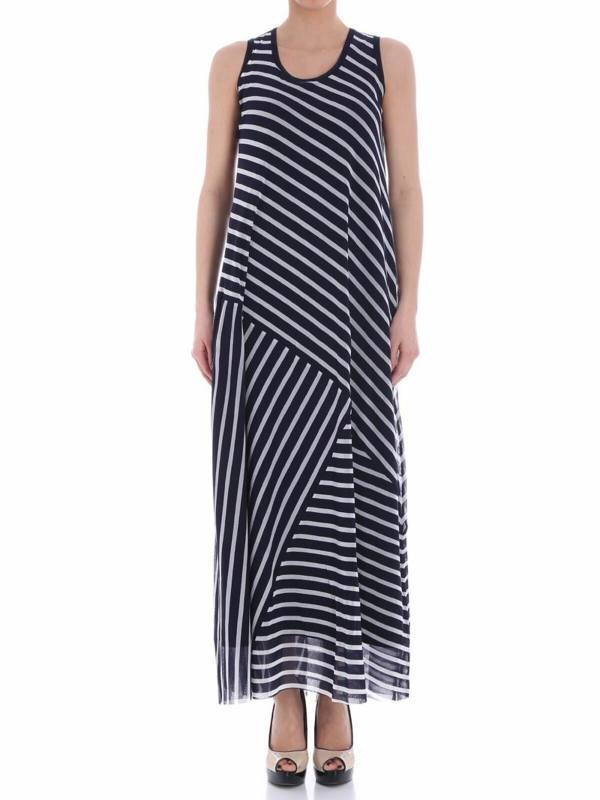 Fuzzi Robe Au Genou - Bleu