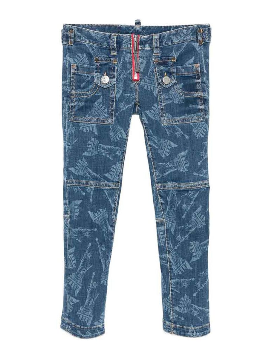 Dsquared2 Jean Skinny - Bleu