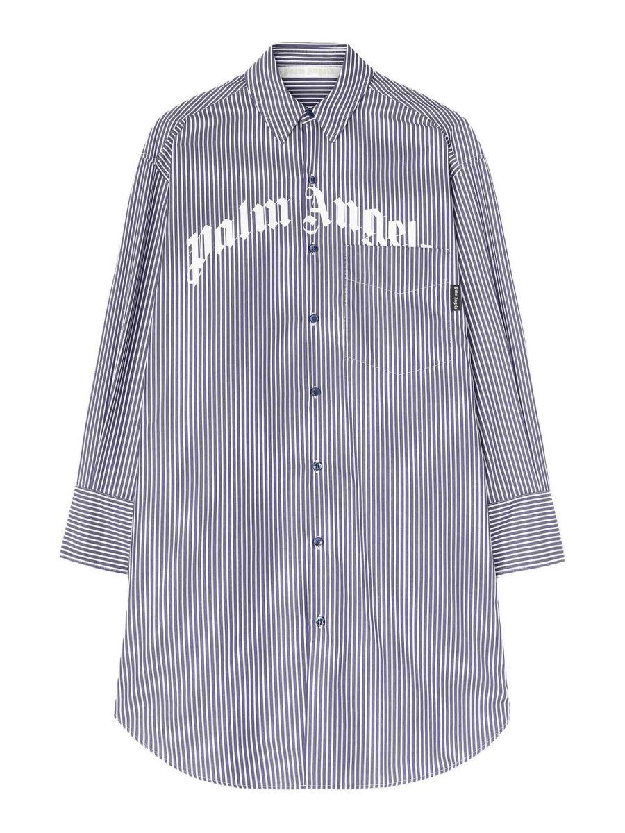 Palm Angels Maxi Robe - Bleu