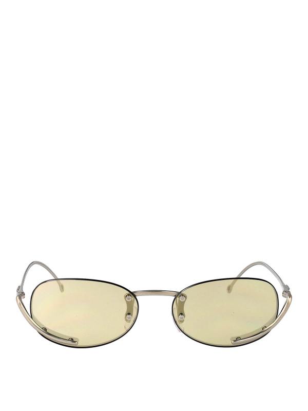 Diesel Lunettes De Soleil - Argent
