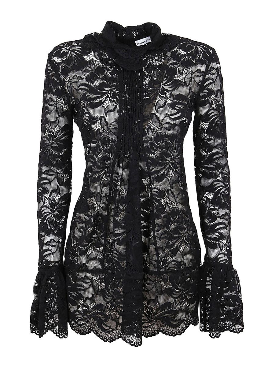 Paco Rabanne Top - Noir