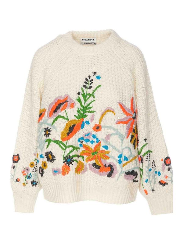 Essentiel Antwerp Pull Col Rond - Blanc