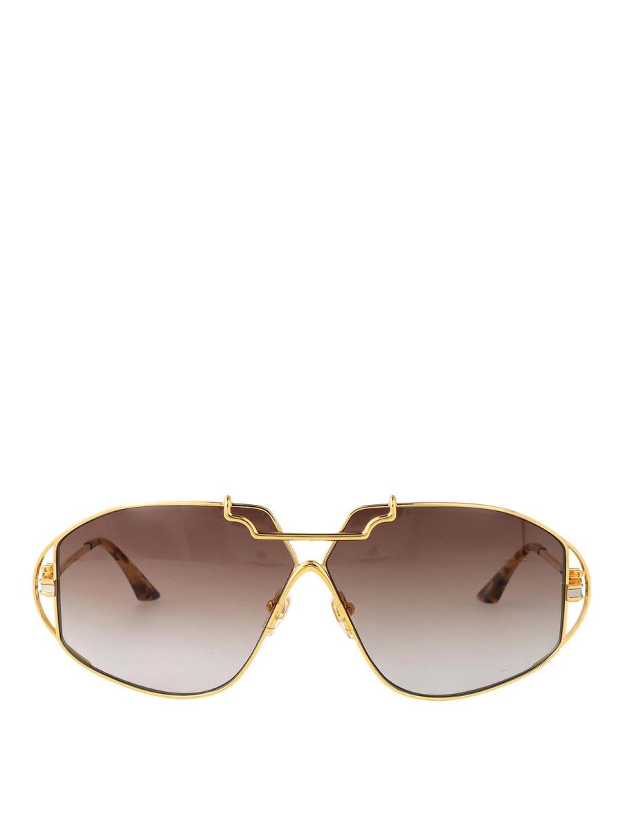 Casablanca Lunettes De Soleil - Or