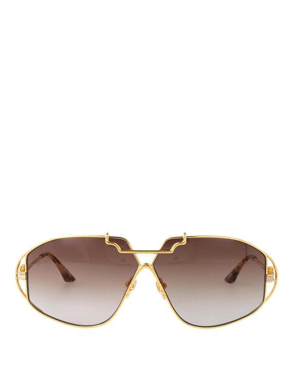Casablanca Lunettes De Soleil - Or