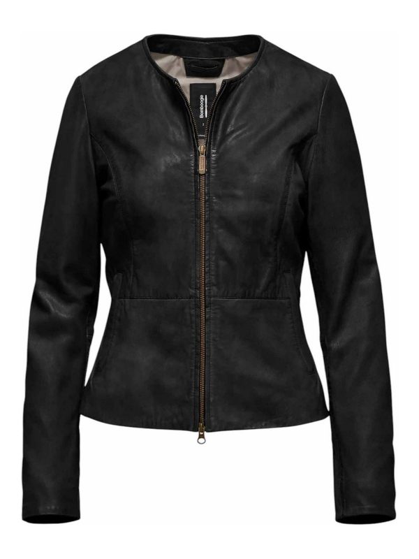 Bomboogie Manteau Au Genou - Noir