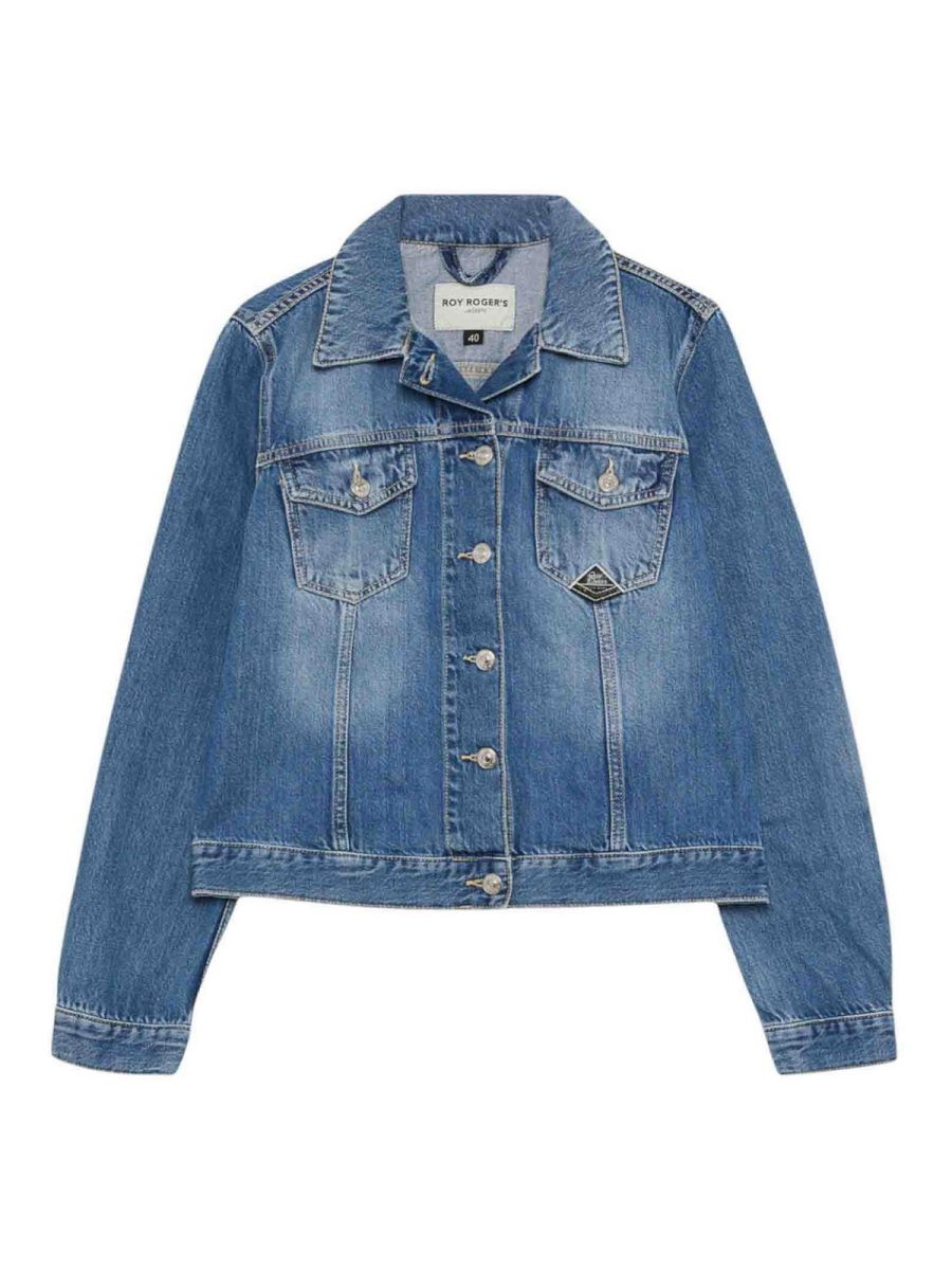 Roy Roger's Manteau Au Genou - Denim