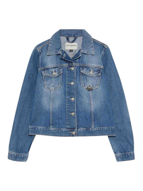 Roy Roger's Manteau Au Genou - Denim