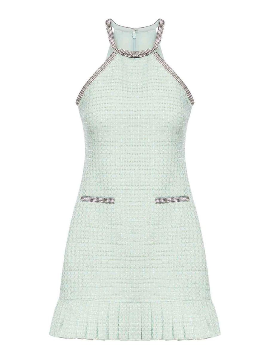 Self Portrait Robe Courte - Bleu