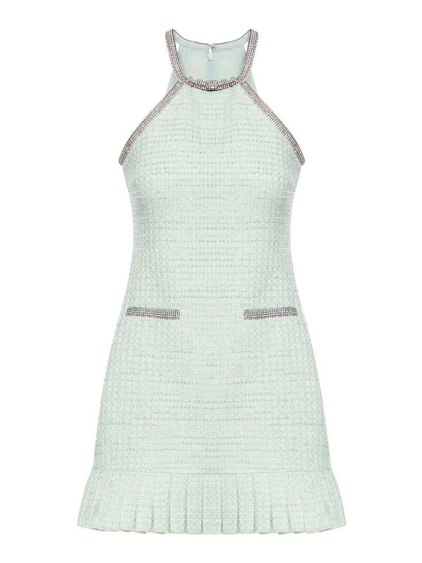 Self Portrait Robe Courte - Bleu