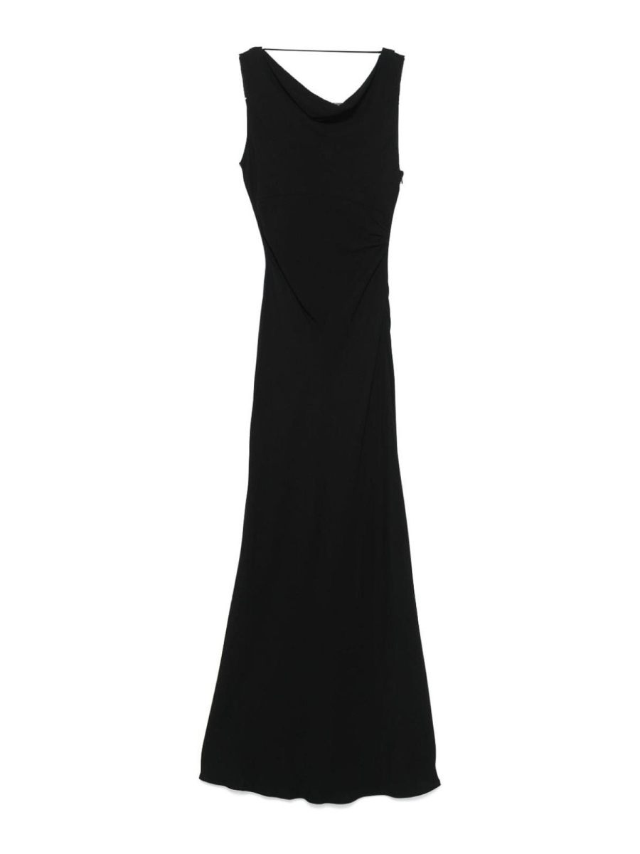 Semicouture Maxi Robe - Noir