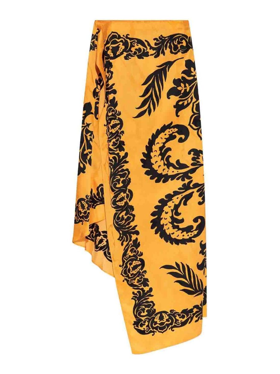 Etro Jupe Midi - Orange
