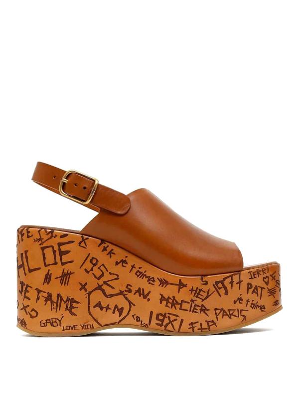 Chloe' Sandales - Marron