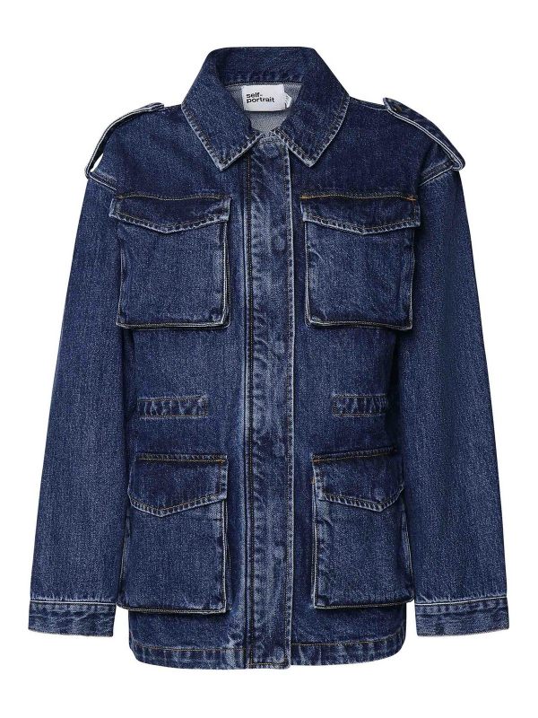 Self Portrait Veste Casual - Denim