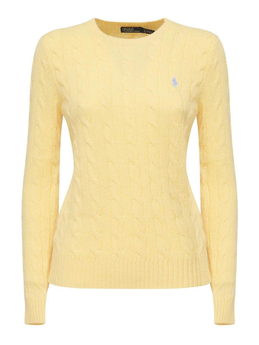 Polo Ralph Lauren Pull Col Rond - Jaune