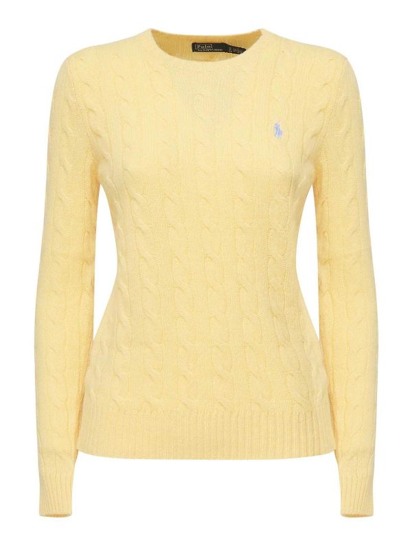 Polo Ralph Lauren Pull Col Rond - Jaune